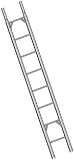 Layher Steel scaffolding ladder Art nr: 1002-xxx