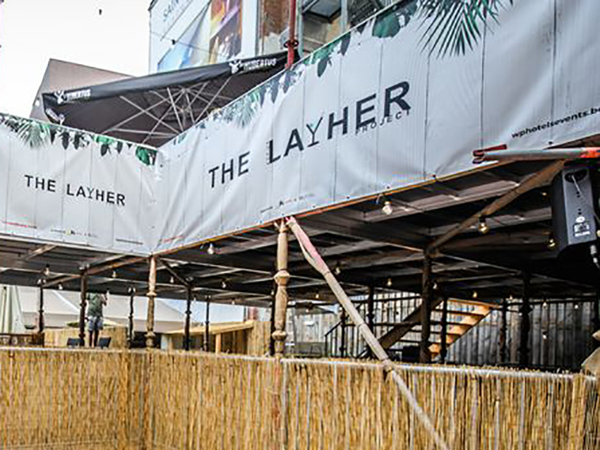 Layher project terras toren kontrimo