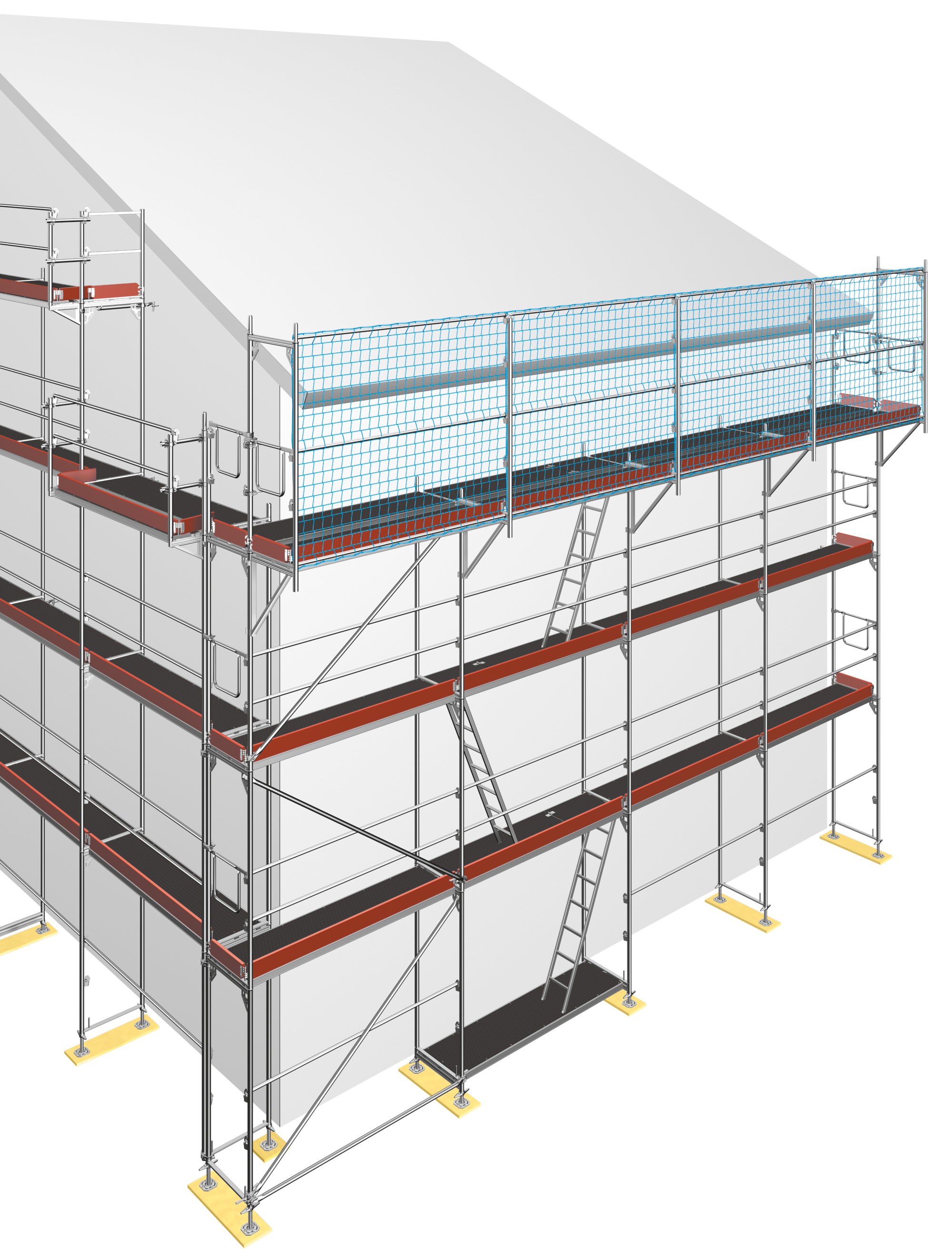 Layher SpeedyScaf renovation scaffolding