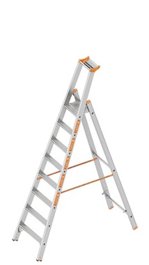 Layher TOPIC Double step ladder with access on one side Art nr: 1064-xxx