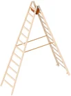 Dubbele Ladder 3,50m 2X12 Sporten Hout - 1176375e-dcd3-40e0-a2b3-4fecf74073fe