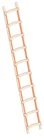 Dakdekkersladder 2,85m 10 Sporten Hout - 182da80a-ec64-4a2f-ab22-b259254a3312