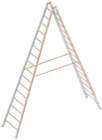 Dubbele Ladder 4,65m 2X16 Sporten Aluminium TOPIC 1039  - 8ad8c014-53bf-420c-84be-c53326f419bc