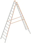 Dubbele Ladder 4,10m 2X14 Sporten Aluminium TOPIC 1039  - 9769910f-f338-4b7c-8f37-7896c17926d7