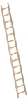 Enkele Bouwladder 4,00m 14 Sporten Hout - ad66ee24-f2af-4b19-80fb-d36a3f54253c