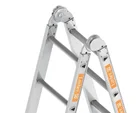 Dubbele Telescoopladder 5,25m 4X5 Sporten Aluminium TOPIC 1058 - db6d9742-f4c3-44d9-8574-94e80b233b02
