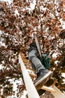 Enkele Bouwladder 5,00m 17 Sporten Hout - ef0ae78c-e440-4c3a-b4aa-75f95bb38eb1