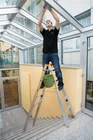 Dubbele Ladder Telescoop 1,55m 2X5 Sporten Aluminium TOPIC 1061 - f070fba5-8b03-4582-94ee-a9dec756c98d