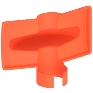 Beschermkap voor halve rozet, fluor kunststof