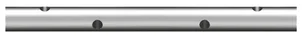 Zware buisverbinder (massief) 0.44 m