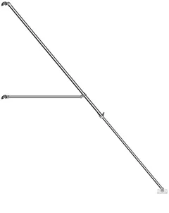Stabilisator (zijsteun), telescopisch staal 3.3/6.0 m