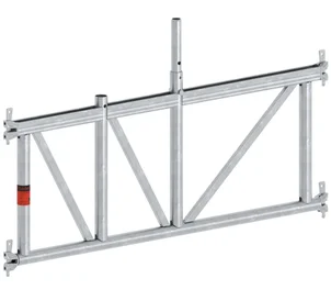 Verloop U-tralieligger 1.57 -> 1.09/0.73 m