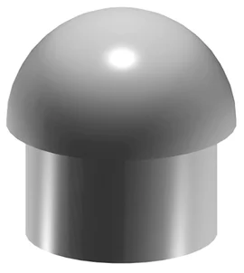 Afwerkdop dia. 48.3 mm (binnen) rond kunststof