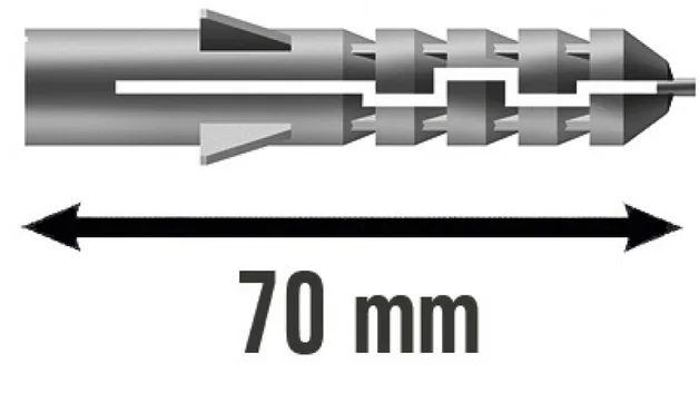 Plug 14x70 mm kunststof - 34f712dc-aede-453c-9859-fc881905ebc7