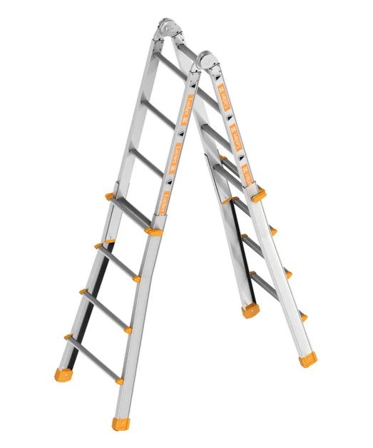 Dubbele Telescoopladder 4,15m 4X4 Sporten Aluminium TOPIC 1058 - 41ae6e59-0420-4645-a73c-e4714e3723b8