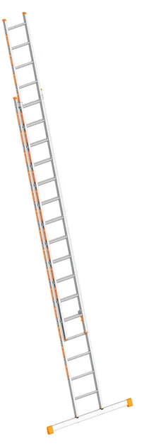 Opsteekladder 8,00m 2X16 Sporten Aluminium TOPIC 1035 - 45981369-dfb5-49e3-84e3-0c1ff146c31c