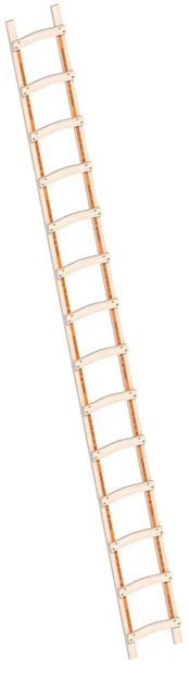 Dakdekkersladder 3,95m 14 Sporten Hout - 5c1f332f-11e0-44c7-b221-a3d5013dce92
