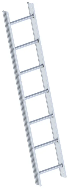 Dakladder 1,96m 7 Sporten Aluminium  - 74ddf2b2-6e34-42a9-b1e3-3c2d18145c06
