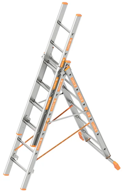 Reformladder 3,65m 3X6 Sporten Aluminium TOPIC 1040 - 8f1ee1f7-13e9-4880-8473-6a37db4a22d0
