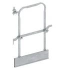 Dubbele veiligheidspoort met kantplank 0.73 m - 33032b85-8010-45bd-a34a-4295d40499b4