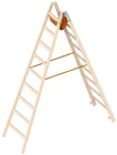 Dubbele Ladder 2,65m 2X9 Sporten Hout - 3708274d-1a8f-4f26-b899-b8db668f64cb