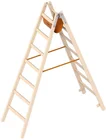 Dubbele Ladder 2,10m 2X7 Sporten Hout - 3f230569-6e43-412a-8f29-4fd73a8a9591