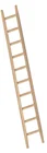 Enkele Bouwladder 3,00m 10 Sporten Hout - 437fa9ad-7886-4576-83de-2020fc990cee