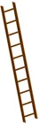 Dakladder 2,80m 10 Sporten Aluminium RAL 8011 - 673d2735-2f31-4eaa-b423-de2eb14689d4