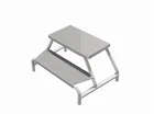 Machineopstap 2 Treden 80x53x40cm - 7e1f2ed5-4e80-4bd8-bc42-16cc0d465f63