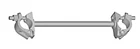 Steigerladder afstandhouder staal 0.40 m - 83e0d618-c95d-4f2d-b9ac-b32bca395586