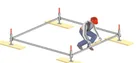 Voetspindel 0.60 m - 919ac9b6-2724-4835-804e-6208978342da