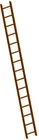 Dakladder 4,20m 15 Sporten Aluminium RAL 8011 - 91eccea7-5fe5-445a-97cb-3c9ef701aabb
