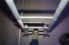 Gebogen laddersteun met halve koppelingen 0.715x0.20 m - cc9cbcae-8ba2-4090-8f14-bbcfa6e19a0f