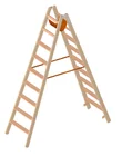 Dubbele Trap 2,40m 2x9 Treden Hout - d36e847d-aee0-4539-b32a-7946f7bd6805