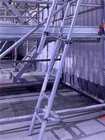Gebogen laddersteun met halve koppelingen 0.715x0.20 m - f323a32e-6e57-41c6-b5a0-7b0749973a57