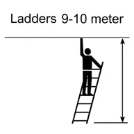 Ladders 9-10 meter