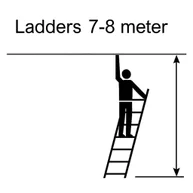 Ladders 7-8 meter