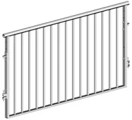 Grille avec garde-corps