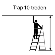 Trap 10 treden