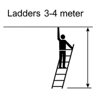 Ladders 3-4 meter