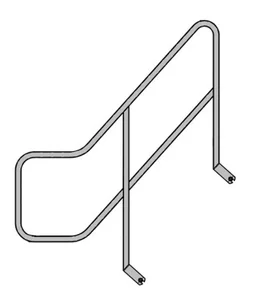 Binnenleuning 1.00 m