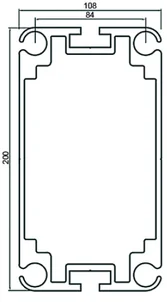 Aluminium zeilregel type D