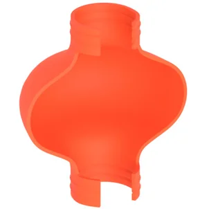 Gaine de protection en plastique pour les demi-rosaces, fluor