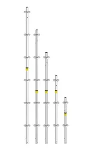 Staander zonder pen (aluminium)