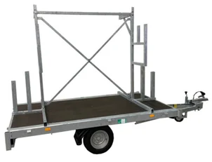 Remorque pour échafaudage roulant