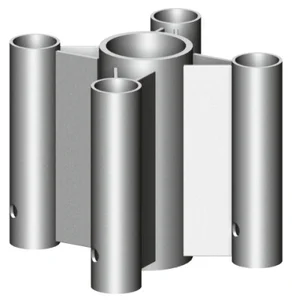 Kopstuk voor vierhoekstaander