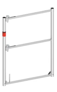 Eindleuningstijl 0.73 m (aluminium)