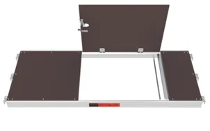 U-vlonder luik verschoven