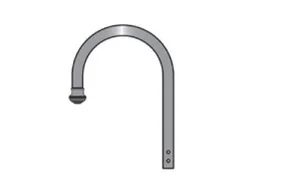 AC CROCHET DE TOITURE AVEC CAPUCHON