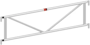 Dubbele leuning aluminium